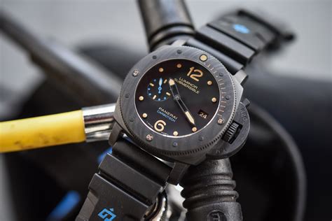 47mm panerai chrono|panerai submersible carbotech 47mm.